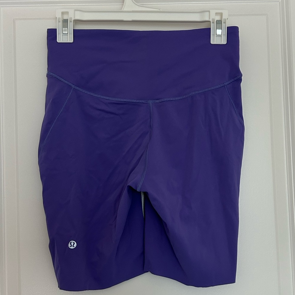 Lululemon Women's Purple Bike Shorts 6”